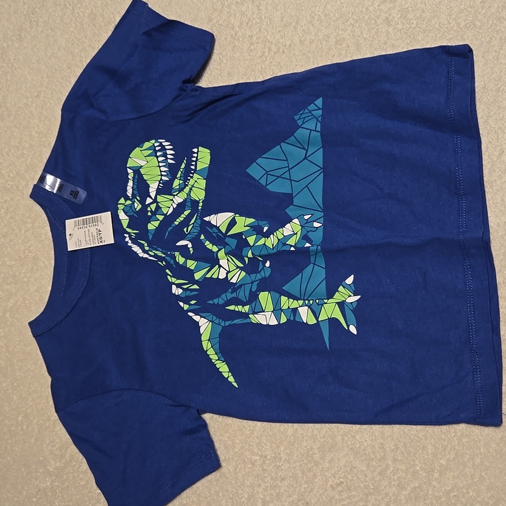 Place Blue and Green Dinosaur Graphic Tee